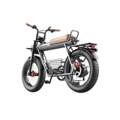 Easyway ECT20 Electric Bike | Family Version Design, 1500W Peak Power, 5.0-Inch Extra-Wide Tires