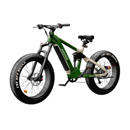 Green - field Galloper, Fearless Riding - ESR6 Electric Bicycle