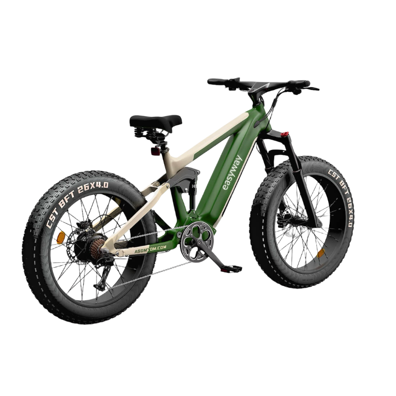 Green - field Galloper, Fearless Riding - ESR6 Electric Bicycle