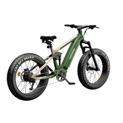 Green - field Galloper, Fearless Riding - ESR6 Electric Bicycle