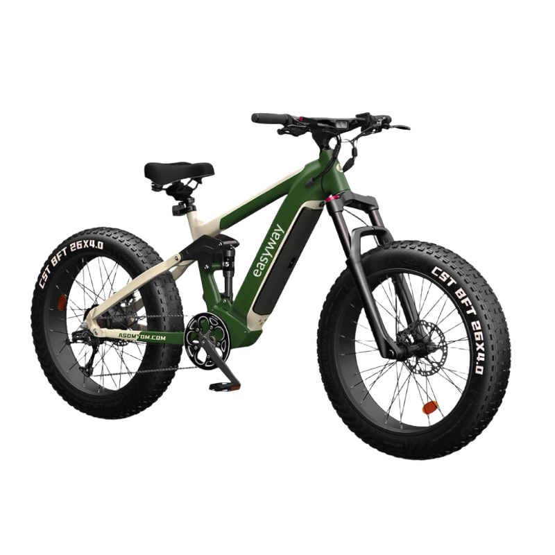 Green - field Galloper, Fearless Riding - ESR6 Electric Bicycle