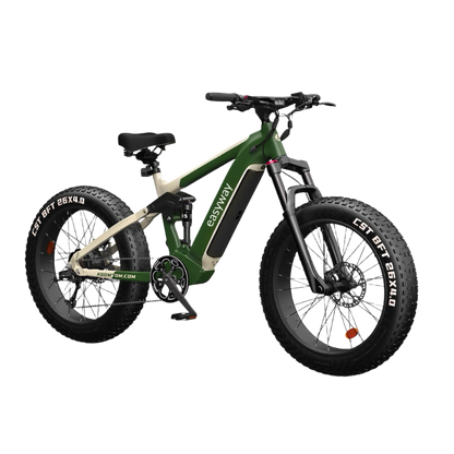 Green - field Galloper, Fearless Riding - ESR6 Electric Bicycle