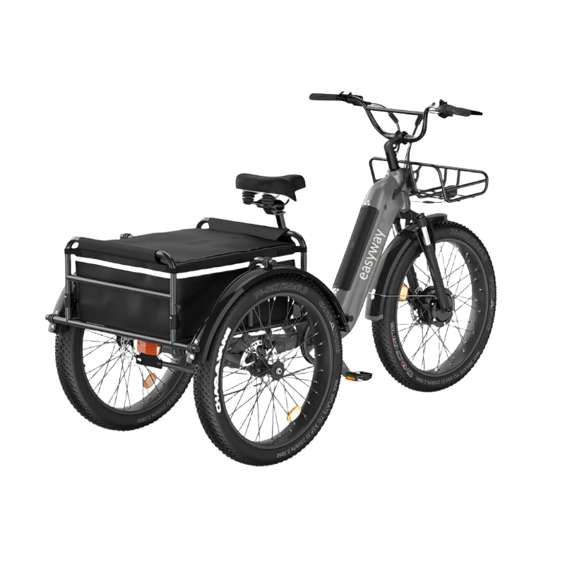 Three - wheel Cargo Carrier, Convenient Travel - EW1 Electric Tricycle