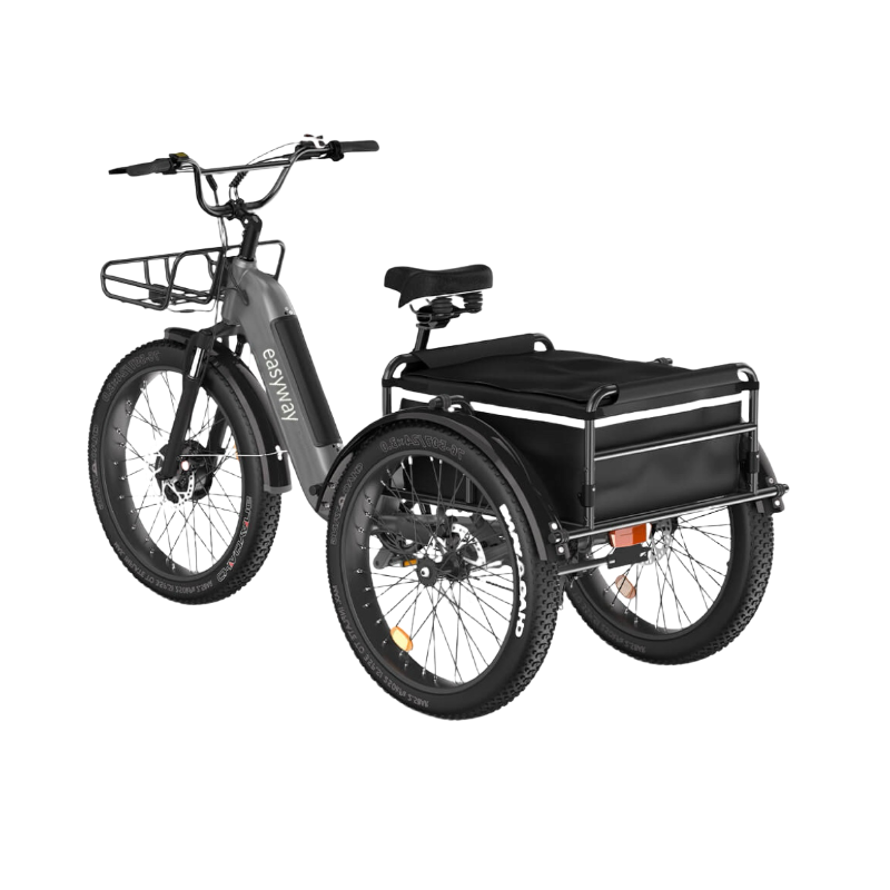 Three - wheel Cargo Carrier, Convenient Travel - EW1 Electric Tricycle